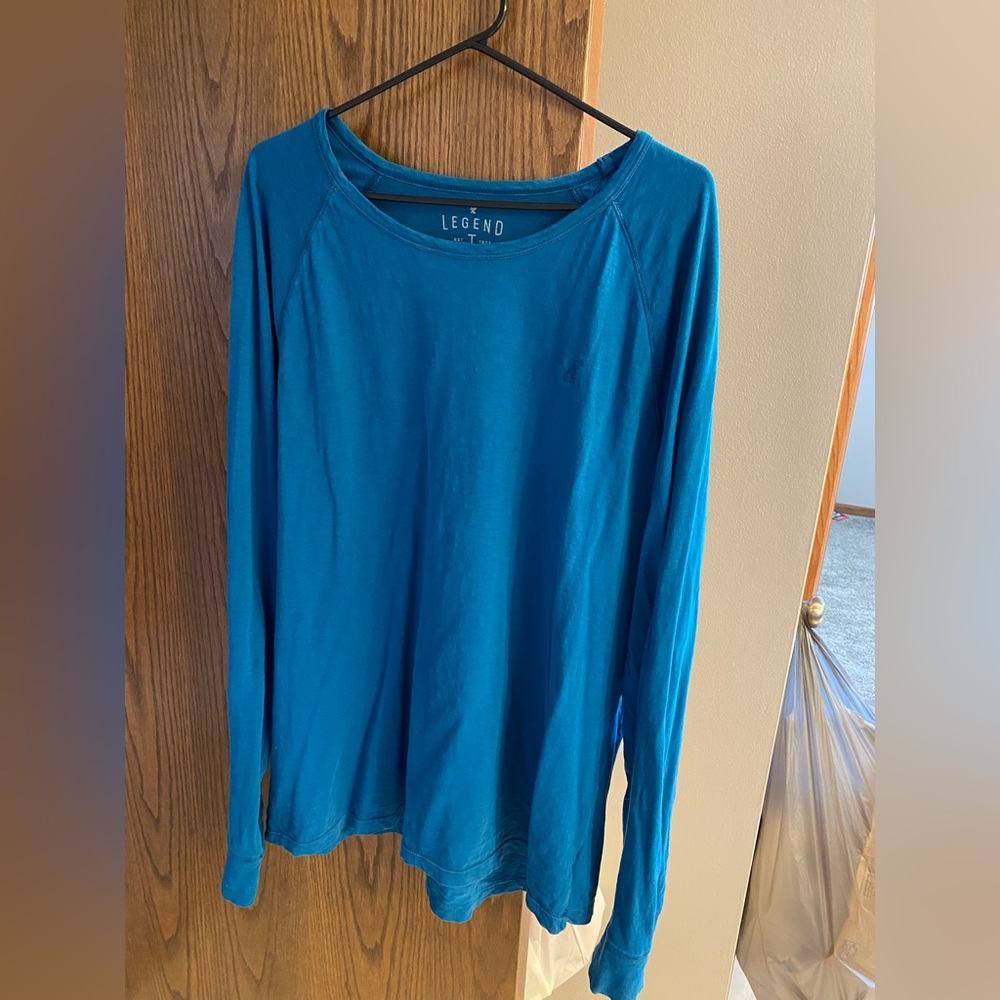 Blue mens shirt
